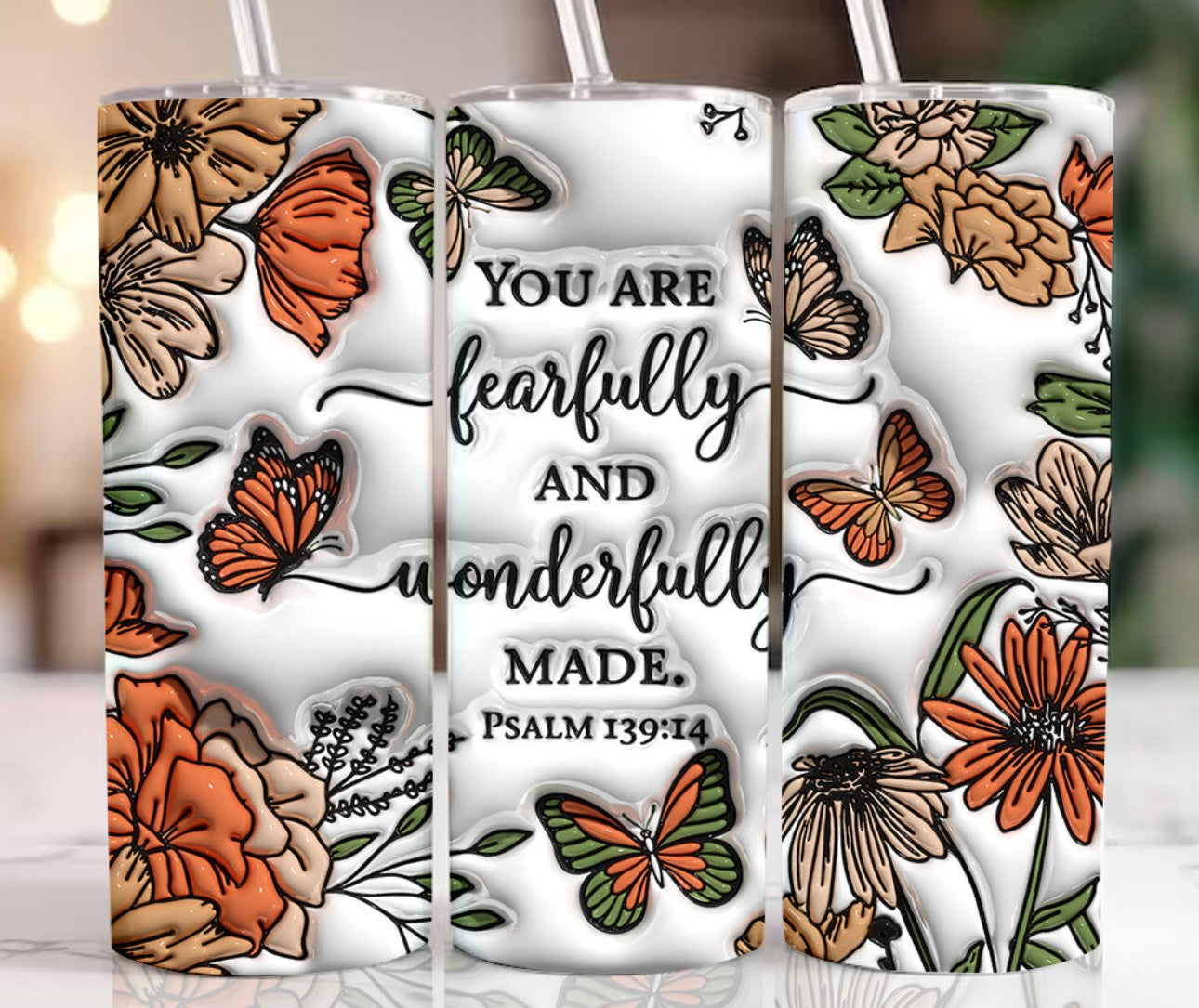 Fearfully and wonderfully made 20oz tumbler