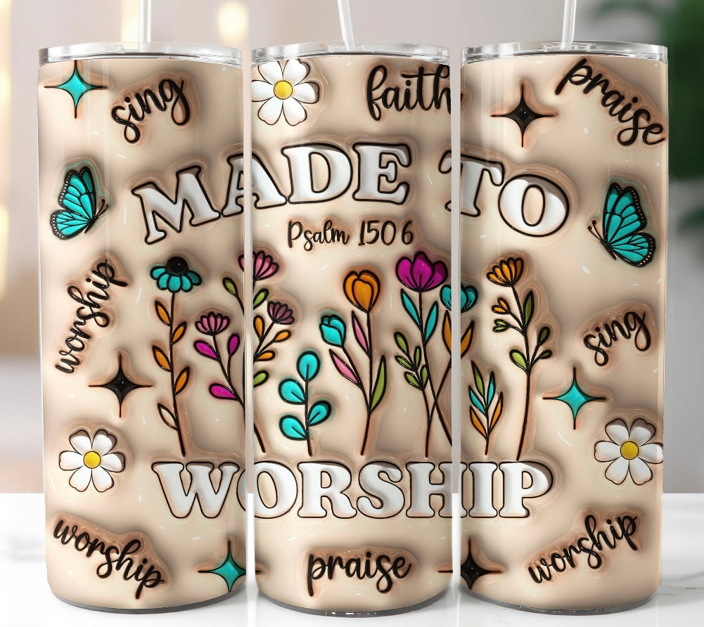 Made to worship 20oz tumbler