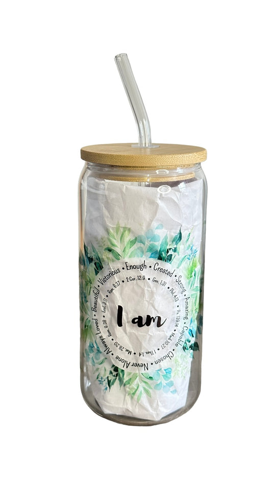 I Am Glass cup - Clear